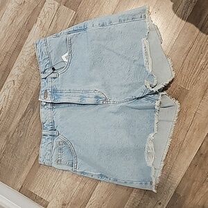 Zara Size 6 light Blue High Rise Short